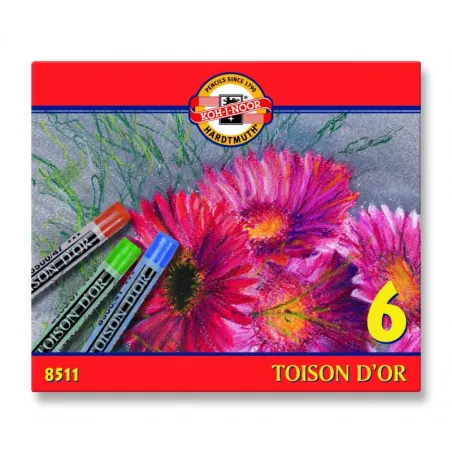 PASTELE KOH-I-NOOR 8511/6 TOISON DOR - Koh-I-Noor