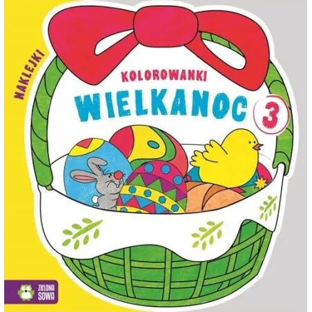 KOLOROWANKI WIELKANOC. KOSZYCZEK CZ.3 