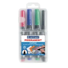 MARKER CENTROPEN PERMANENT 8566 4 KOLORY - Centropen