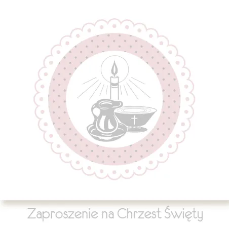 ZAPROSZENIE NA CHRZEST ŚWIĘTY 10 SZT. - Pol-Mak