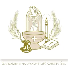 ZAPROSZENIE NA CHRZEST ŚWIĘTY 10 SZT. - Pol-Mak