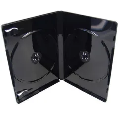 PUDEŁKO NA 2 PŁYTY CD DVD CZARNE BOX - 10 SZT
