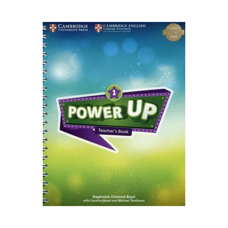 POWER UP 1 TEACHERS BOOK Caroline Nixon, Michael Tomlinson - Cambridge University Press