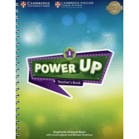 POWER UP 1 TEACHERS BOOK Caroline Nixon, Michael Tomlinson - Cambridge University Press