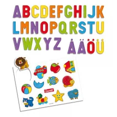 Tablica Magnetyczna Dwustronna + Litery I Cyfry 66 Elementów 4+