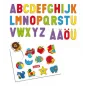 Tablica Magnetyczna Dwustronna + Litery I Cyfry 66 Elementów 4+