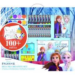 MEGA ZESTAW KREATYWNY 100 ELEMENTÓW KRAINA LODU FROZEN 3+ - Jiri models