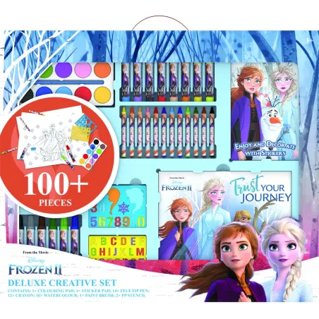 Mega Zestaw Kreatywny 100 Elementów Kraina Lodu Frozen 3+ Mega Zestaw Kreatywny 100 Elementów Kraina Lodu Frozen 3+