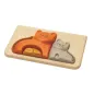 Koty Puzzle Drewniane 3 Elementy Plan Toys 18M+ Koty Puzzle Drewniane 3 Elementy Plan Toys 18M+