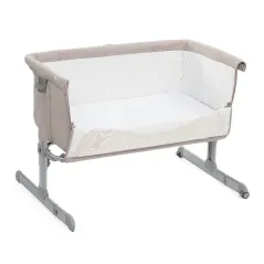 Łóżeczko Dostawne Co-Sleeping Chicco Next2Me Chick To Chick, Beżowe 0+