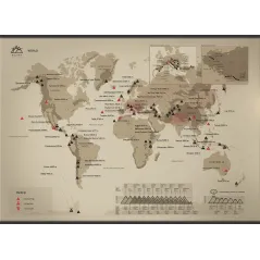MAPA ZDRAPKA SZCZYTÓW ŚWIATA - Kuluar.top