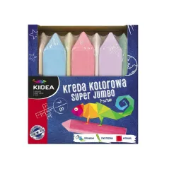 KREDA SUPER JUMBO 7 KOLORÓW KIDEA - Derform