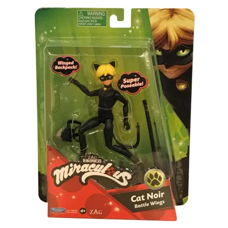 MIRACULOUS BIEDRONKA I CZARNY KOT FIGURKA CZARNY KOT 4+ - Playmates