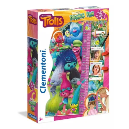 Trolle Puzzle Miarka 30 Elementów 3+ Trolle Puzzle Miarka 30 Elementów 3+