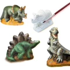 DINOZAURY ZESTAW KREATYWNY DO WYKONANIA ODLEWÓW 5+