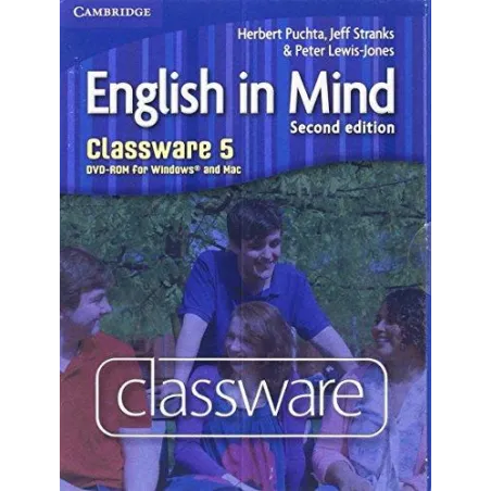 ENGLISH IN MIND 5 OPROGRAMOWANIE TABLICY INTERAKTYWNEJ Herbert Puchta, Jeff Stranks, Peter Lewis-Jones - Cambridge University...