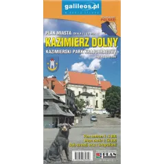 KAZIMIERSKI PARK KRAJOBRAZOWY + KAZIMIERZ DOLNY PLAN MIASTA 1:10 000 - Plan