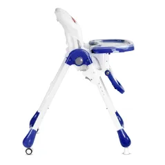 KRZESEŁKO DO KARMIENIA GRANATOWO BIAŁE CARETERO LUNA 6M+
