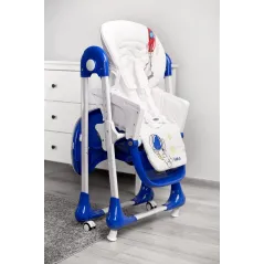 KRZESEŁKO DO KARMIENIA GRANATOWO BIAŁE CARETERO LUNA 6M+ - Caretero