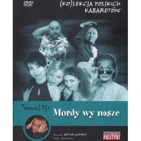 KOLEKCJA POLSKICH KABARETÓW 13 MORDY WY NASZE KSIĄŻKA + DVD PL - TVP