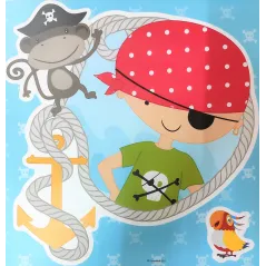NAKLEJKI ŚCIENNE DUŻE PIRACI  