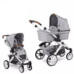 WÓZEK SPACEROWY Z GONDOLĄ 2 W 1 ABC DESIGN SALSA 4 GRAPHITE