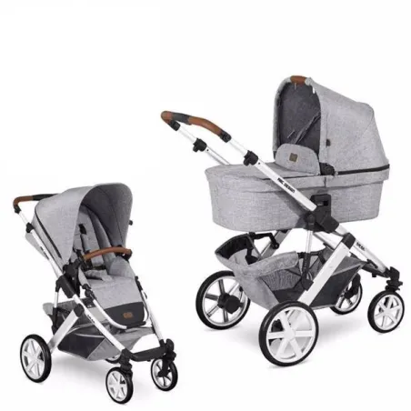 WÓZEK SPACEROWY Z GONDOLĄ 2 W 1 ABC DESIGN SALSA 4 GRAPHITE