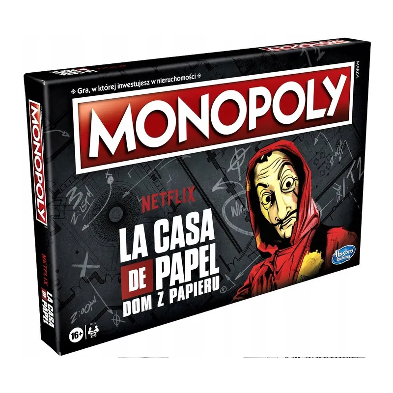 MONOPOLY GRA PLANSZOWA DOM Z PAPIERU 16+ - Hasbro