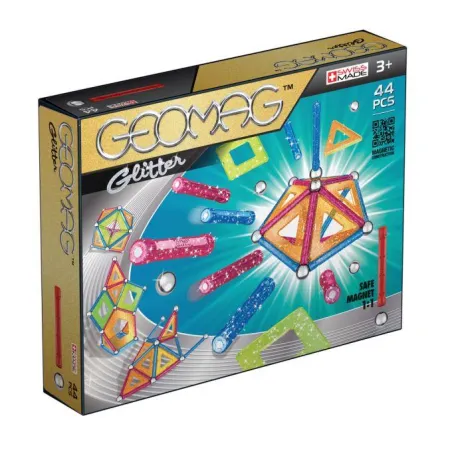 KLOCKI MAGNETYCZNE 44 ELEMENTY GEOMAG PANELS GLITTER 3+ - Geomag