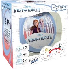 DOBBLE KRAINA LODU 2 GRA KARCIANA 4+ - Rebel