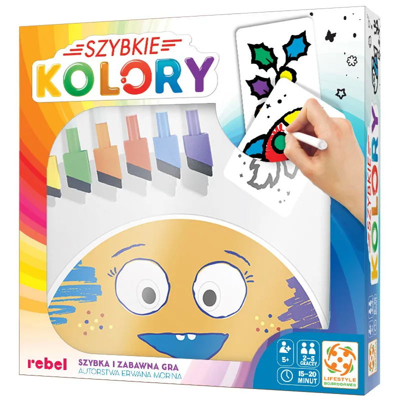 SZYBKIE KOLORY SZYBKA I ZABAWNA GRA 5+