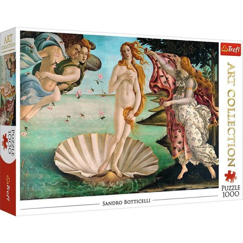 NARODZINY WENUS SANDRO BOTTICELLI PUZZLE 1000 ELEMENTÓW 12+ - Trefl