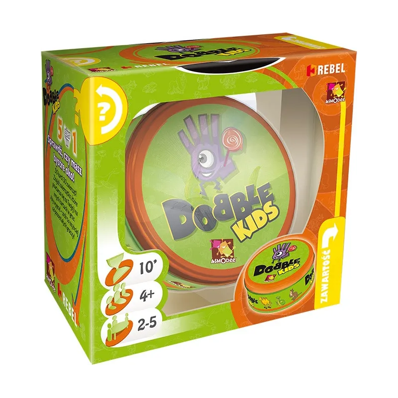 DOBBLE KIDS GRA KARCIANA 4+ - Rebel