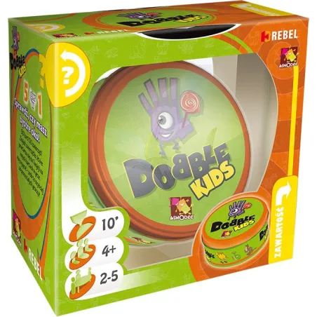 DOBBLE KIDS GRA KARCIANA 4+ - Rebel