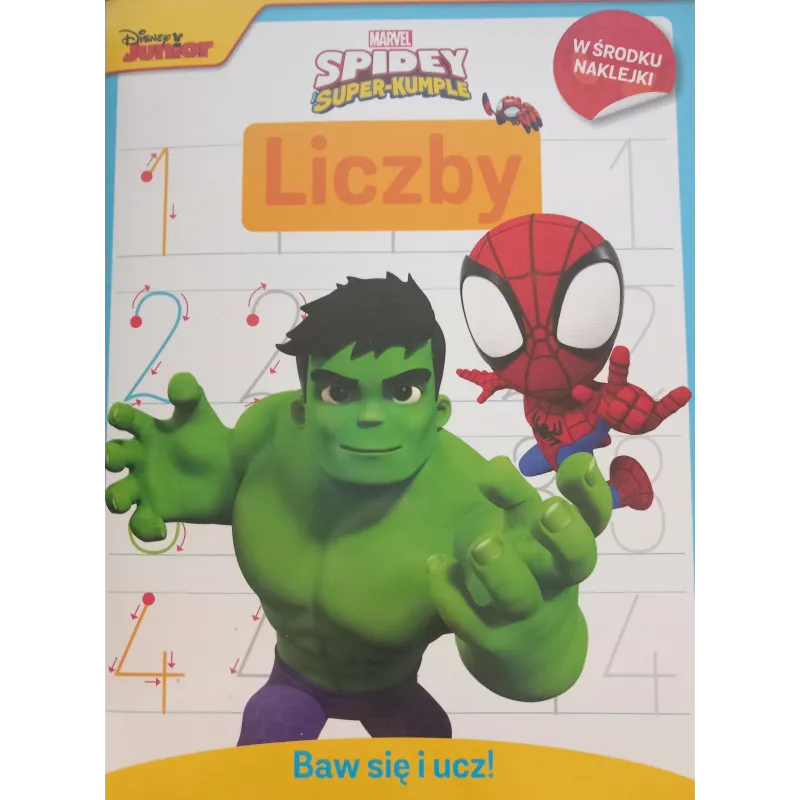 MARVEL SPIDEY SUPER-KUMPLE LICZBY. BAW SIĘ I UCZ! - Olesiejuk