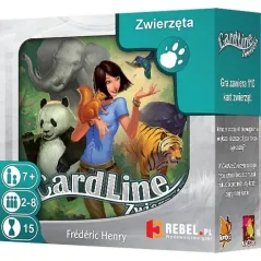 CARDLINE ZWIERZĘTA GRA KARCIANA 7+ - Rebel