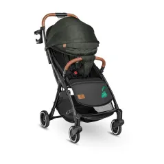 WÓZEK SPACEROWY SPACERÓWKA + MOSKITIERA + OCIEPLACZ NA NÓŻKI + TORBA TRANSPORTOWA LIONELO JULIE ONE TROPICAL GREEN