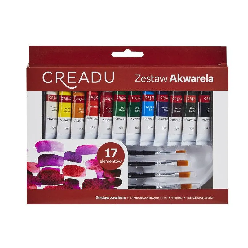 ZESTAW FARB AKWARELOWYCH CREADU - Creadu