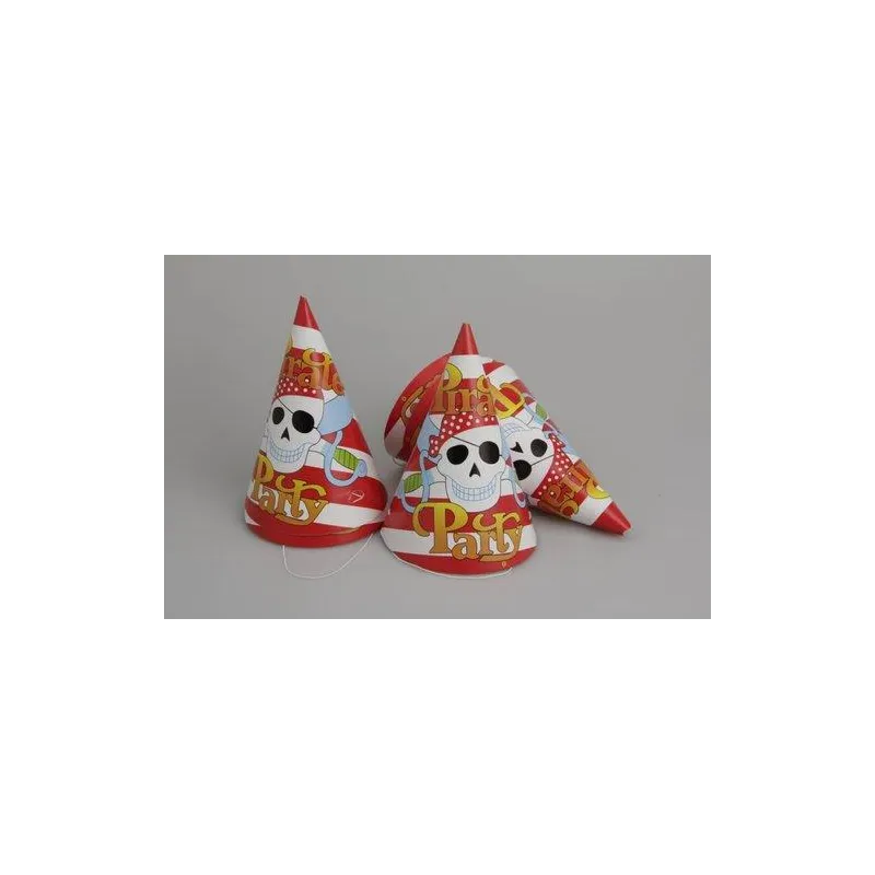 CZAPECZKA URODZINOWA PIRAT 16 CM 6 SZT. - Beniamin