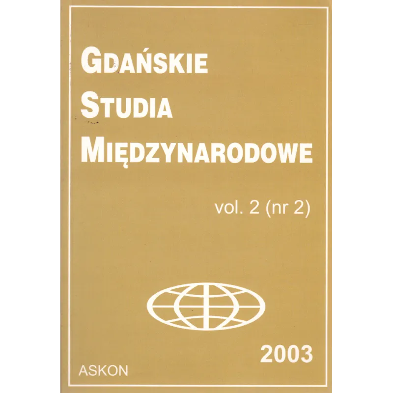 GDAŃSKIE STUDIA MIĘDZYNARODOWE - Askon