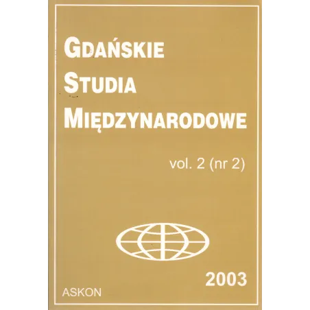 GDAŃSKIE STUDIA MIĘDZYNARODOWE - Askon