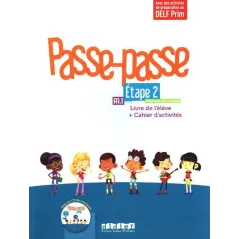 PASSE-PASSE ETAPE 2 LIVRE DE LELEVE + CAHIER DACTIVITES + CD Adam Catherine, Berger Christelle - Didier