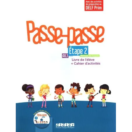 PASSE-PASSE ETAPE 2 LIVRE DE LELEVE + CAHIER DACTIVITES + CD Adam Catherine, Berger Christelle - Didier