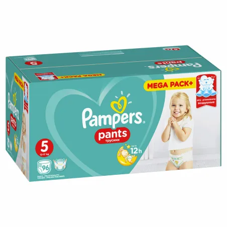 96 PIELUCHOMAJTEK PAMPERS PANTS ROZMIAR 5, 12-17 KG