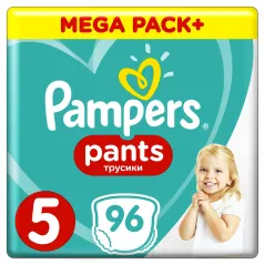 Pieluchomajtki Pampers Pants Rozmiar 5 96 Szt. 12-17 Kg