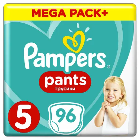 Pieluchomajtki Pampers Pants Rozmiar 5 96 Szt. 12-17 Kg