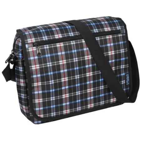 Torba Na Ramię Laptop W Kratę Torba Na Ramię Laptop W Kratę