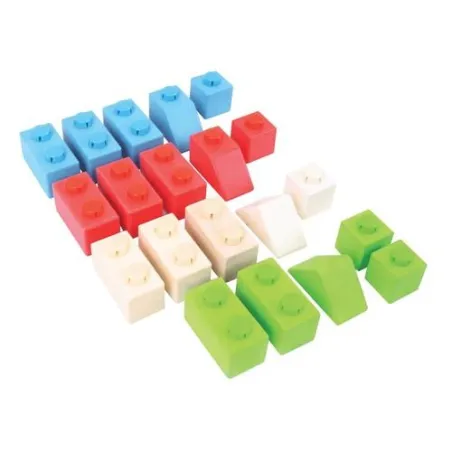 KLOCKI CLICK PODSTAWOWE KOLORY PAKIET STARTOWY 1+ - Bigjigs Toys