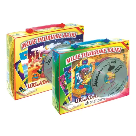 MOJE ULUBIONE BAJKI UKŁADANKA OBRAZKOWA + SŁUCHOWISKO Z PŁYTĄ AUDIOBOOK 3+ - Bączek