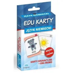EDU KARTY JĘZYK NIEMIECKI KARTY EDUKACYJNE + GRA MEMO - Magnum